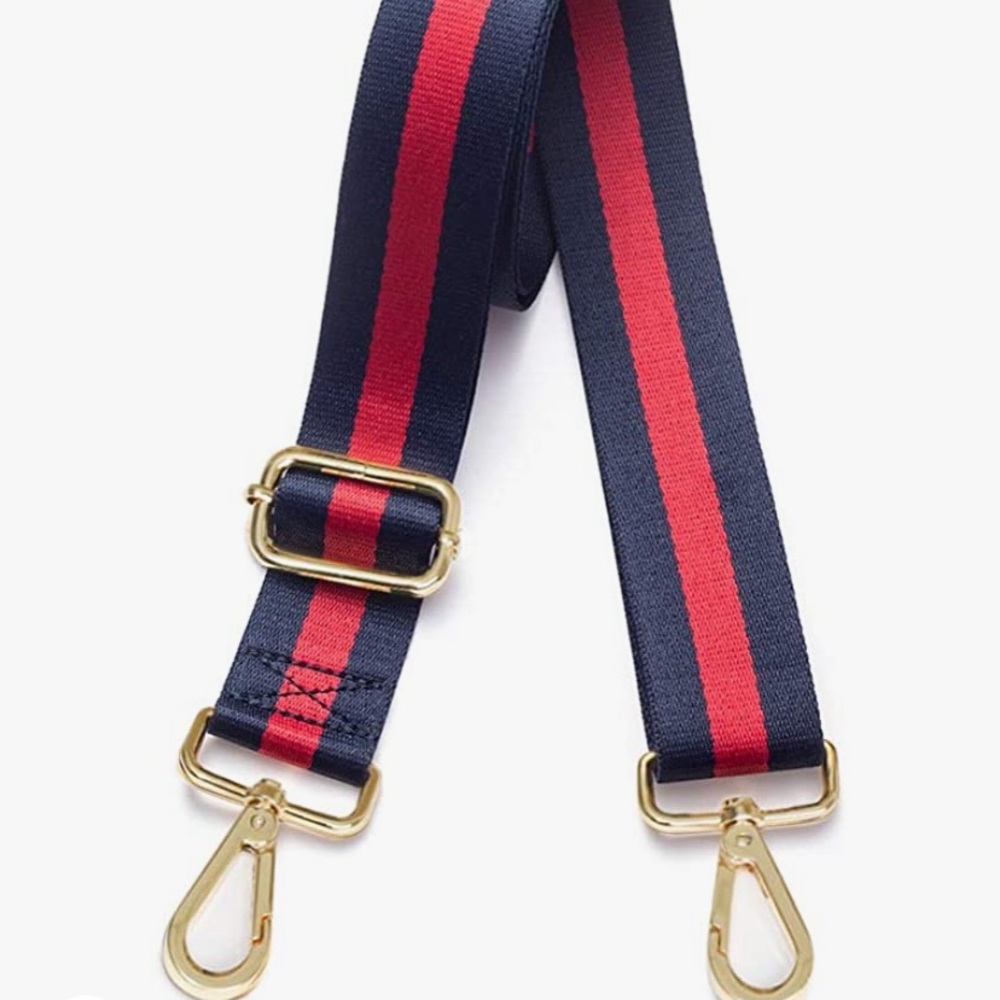 NWT Crossbody Strap 1.5 “wide w/ Gold hardware. Last photo is a stock photo
